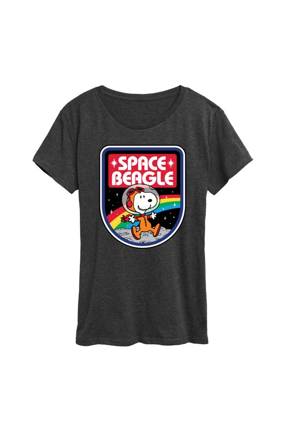 - Snoopy Space Beagle - Women's Short Sleeve Graphic T-Shirt