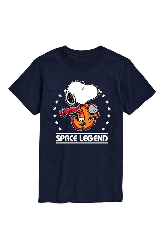 - Snoopy Space Legend - Men's Short Sleeve Graphic T-Shirt