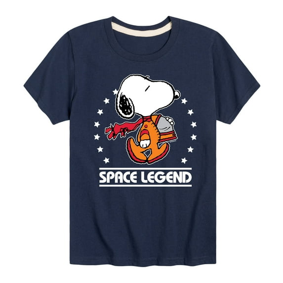 Peanuts - Snoopy Space Legend - Toddler And Youth Short Sleeve Graphic T-Shirt
