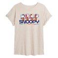 thumbnail image 1 of Peanuts - Snoopy Space Traveler  - Juniors Ideal  T-Shirt, 1 of 6