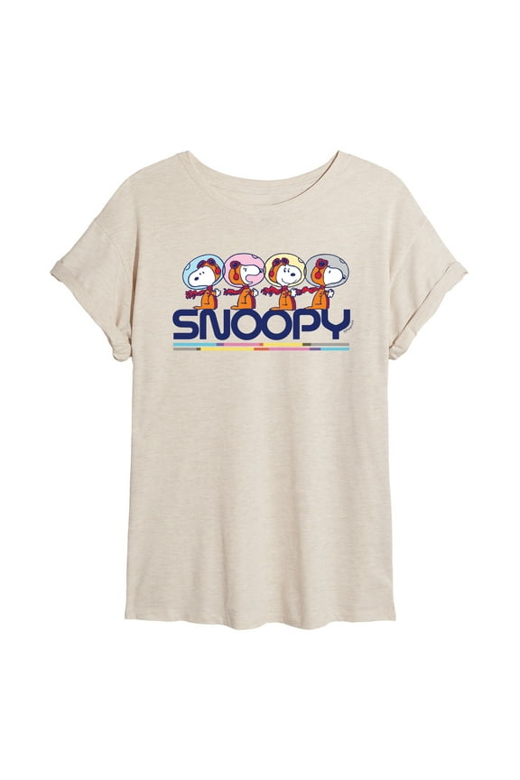 - Snoopy Space Traveler - Juniors Ideal T-Shirt