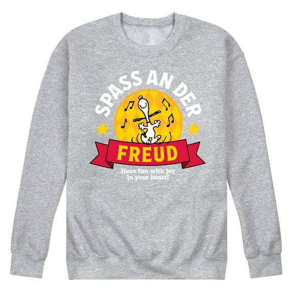 Peanuts - Snoopy Spass An Der Freud - Men's Crew Neck Fleece Pullover