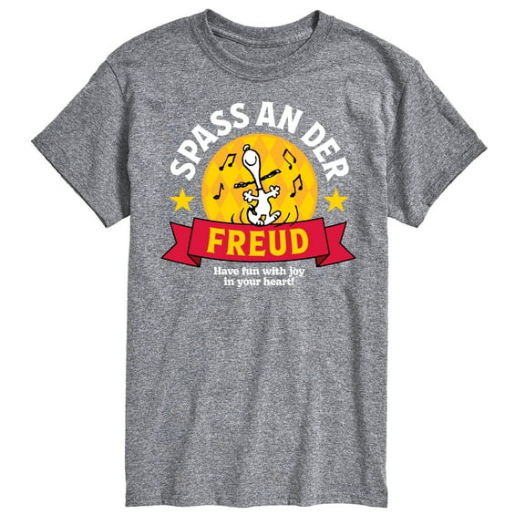 Peanuts - Snoopy Spass An Der Freud - Men's Short Sleeve Graphic T-Shirt