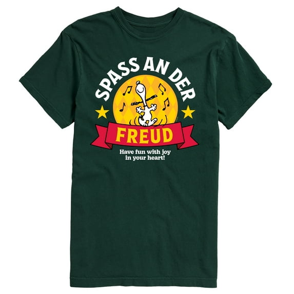 Peanuts - Snoopy Spass An Der Freud - Men's Short Sleeve Graphic T-Shirt