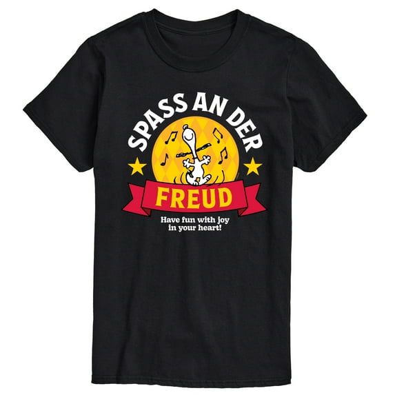 Peanuts - Snoopy Spass An Der Freud - Men's Short Sleeve Graphic T-Shirt