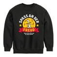 thumbnail image 1 of Peanuts - Snoopy Spass An Der Freud - Toddler & Youth Crewneck Fleece Sweatshirt, 1 of 6