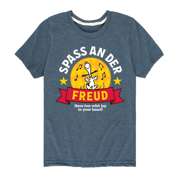 Peanuts - Snoopy Spass An Der Freud - Toddler & Youth Short Sleeve Graphic T-Shirt