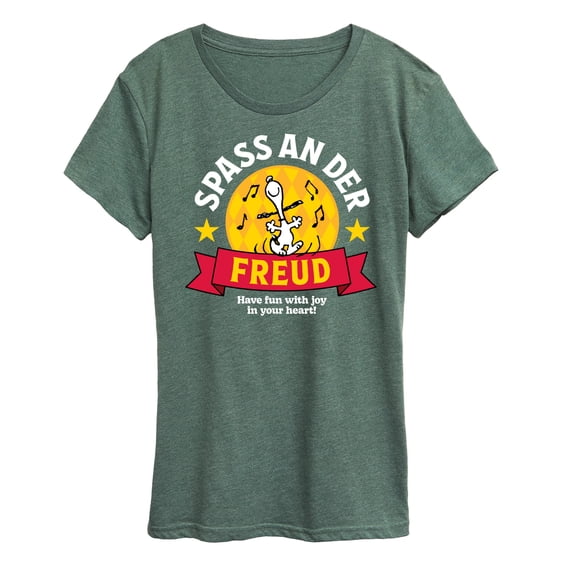 Peanuts - Snoopy Spass An Der Freud - Women's Short Sleeve Graphic T-Shirt