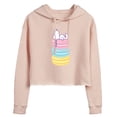 thumbnail image 1 of Peanuts - Snoopy Stacked Macarons Cropped Graphic Hoodie, 1 of 6