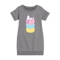 thumbnail image 1 of Peanuts - Snoopy Stacked Macarons - Youth Girls Fleece Dress, 1 of 6