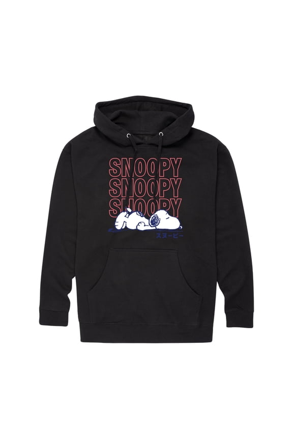 - Snoopy Stacked Tokyo - Men's Pullover Hoodie