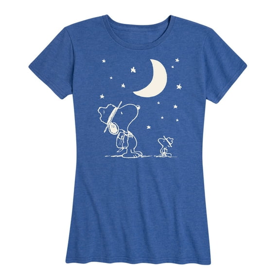 Peanuts - Snoopy Star Gazing - Women's Short Sleeve Graphic T-Shirt