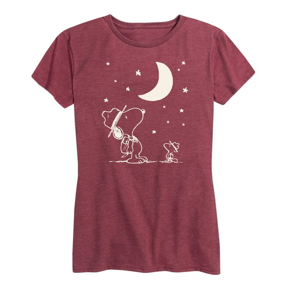 Peanuts - Snoopy Star Gazing - Women's Short Sleeve Graphic T-Shirt