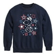 thumbnail image 1 of Peanuts - Snoopy Stars - Toddler & Youth Crewneck Fleece Sweatshirt, 1 of 5