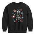 thumbnail image 1 of Peanuts - Snoopy Stars - Toddler & Youth Crewneck Fleece Sweatshirt, 1 of 5