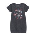 thumbnail image 1 of Peanuts - Snoopy Stars - Toddler & Youth Girls Fleece Dress, 1 of 4