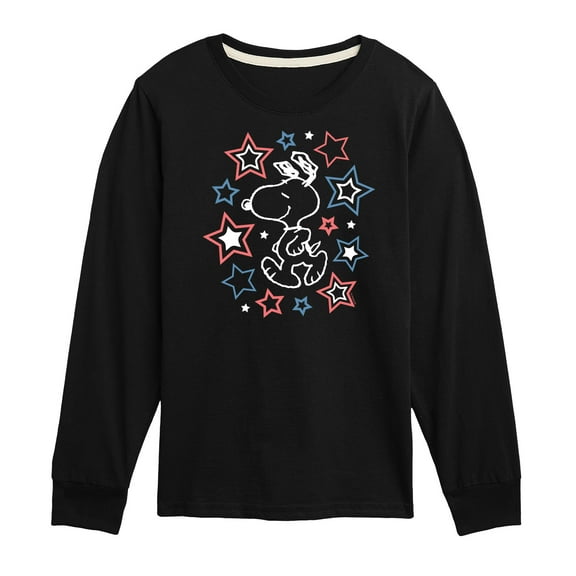 Peanuts - Snoopy Stars - Toddler & Youth Long Sleeve Graphic T-Shirt