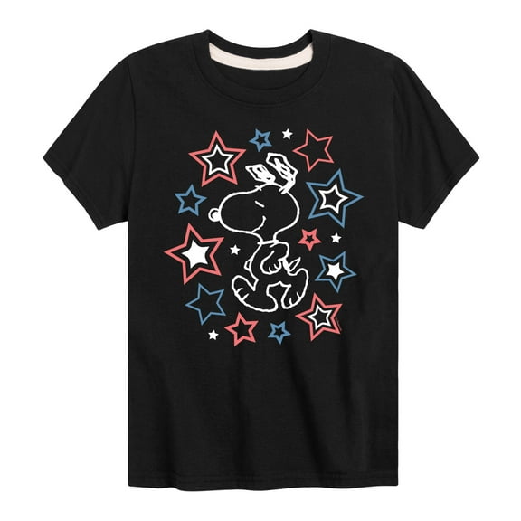 Peanuts - Snoopy Stars - Toddler & Youth Short Sleeve Graphic T-Shirt