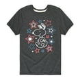 thumbnail image 1 of Peanuts - Snoopy Stars - Toddler & Youth Short Sleeve Graphic T-Shirt, 1 of 5