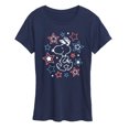 thumbnail image 1 of Peanuts - Snoopy Stars - Women's Short Sleeve Graphic T-Shirt, 1 of 6
