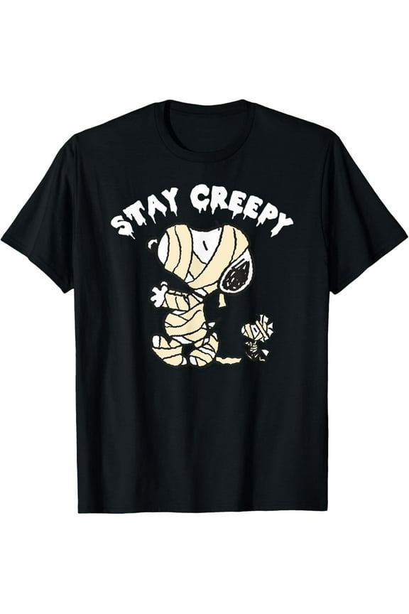 Peanuts Snoopy Stay Creepy Shirt – Funny Halloween Tee for Kids & Adults