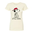thumbnail image 1 of Peanuts - Snoopy Still Cool - Juniors Fitted Graphic T-Shirt, 1 of 1