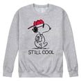 thumbnail image 1 of Peanuts - Snoopy Still Cool - Men's Crew Neck Fleece Pullover, 1 of 6