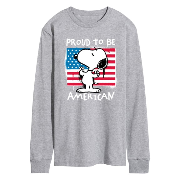 Peanuts - Snoopy Street USA - Men's Long Sleeve Graphic T-Shirt