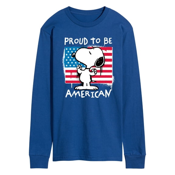 Peanuts - Snoopy Street USA - Men's Long Sleeve Graphic T-Shirt