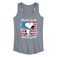 thumbnail image 1 of Peanuts - Snoopy Street USA - Women's Racerback Graphic Tank, 1 of 5