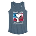 thumbnail image 1 of Peanuts - Snoopy Street USA - Women's Racerback Graphic Tank, 1 of 4