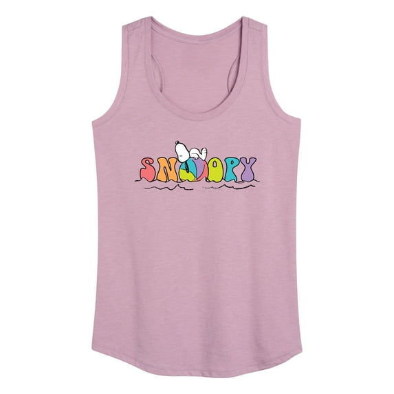 Peanuts - Snoopy Summer Beach Ball - Women's Racerback Tank Top