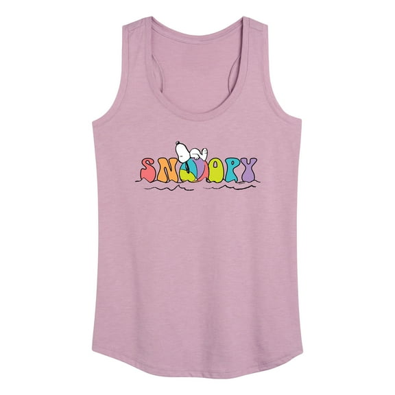 Peanuts - Snoopy Summer Beach Ball - Women's Racerback Tank Top
