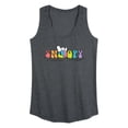 thumbnail image 1 of Peanuts - Snoopy Summer Beach Ball - Women's Racerback Tank Top, 1 of 6
