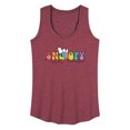 thumbnail image 1 of Peanuts - Snoopy Summer Beach Ball - Women's Racerback Tank Top, 1 of 6