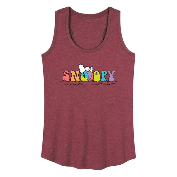 Peanuts - Snoopy Summer Beach Ball - Women's Racerback Tank Top