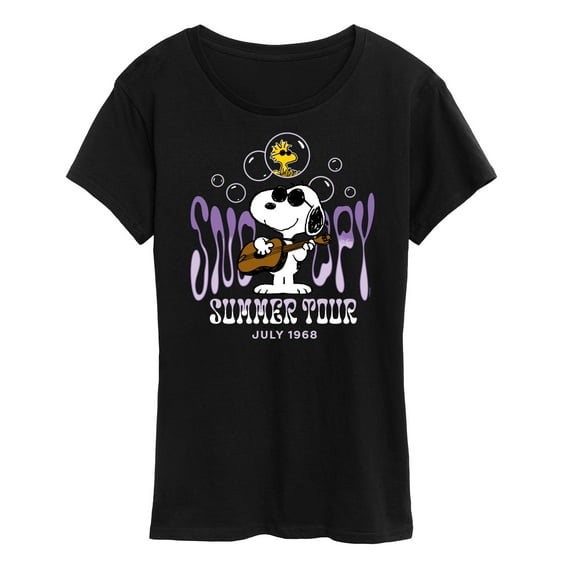 Peanuts - Snoopy Summer Tour - Women's Short Sleeve Graphic T-Shirt