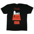 thumbnail image 1 of Peanuts Snoopy T-Shirt Men's Chill Period Dog House Design Adult Short Sleeve Crewneck Tee, 1 of 3