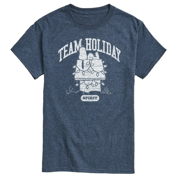 Peanuts - Snoopy Team Holiday Spirit - Men's Short Sleeve Graphic T-Shirt