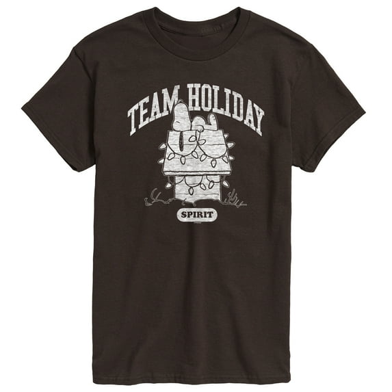 Peanuts - Snoopy Team Holiday Spirit - Men's Short Sleeve Graphic T-Shirt