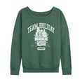 thumbnail image 1 of Peanuts - Snoopy Team Holiday Spirit - Women's French Terry Long Sleeve Pullover, 1 of 5