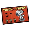 thumbnail image 1 of Peanuts Snoopy Throw Rug Halloween Trick or Treat Mummy 20 x 32 inches Orange Nourison, 1 of 7
