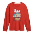 thumbnail image 1 of Peanuts - Snoopy Tie Dye House - Toddler & Youth Long Sleeve Graphic T-Shirt, 1 of 5