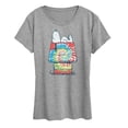 thumbnail image 1 of Peanuts - Snoopy Tie Dye House - Women's Short Sleeve Graphic T-Shirt, 1 of 5