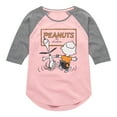 thumbnail image 1 of Peanuts - Snoopy - Toddler & Youth Girls Raglan Graphic T-Shirt, 1 of 4
