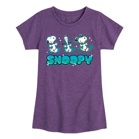 Peanuts - Snoopy - Toddler & Youth Girls Short Sleeve Graphic T-Shirt