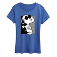 thumbnail image 1 of Peanuts - Snoopy Too Cool - Women's Short Sleeve Graphic T-Shirt, 1 of 5
