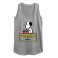 thumbnail image 1 of Peanuts - Snoopy Typing - Women's Racerback Tank Top, 1 of 5