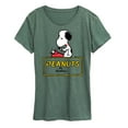 thumbnail image 1 of Peanuts - Snoopy Typing - Women's Short Sleeve Graphic T-Shirt, 1 of 5
