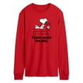 thumbnail image 1 of Peanuts - Snoopy Typos Make Me Sic - Men's Long Sleeve T-Shirt, 1 of 5